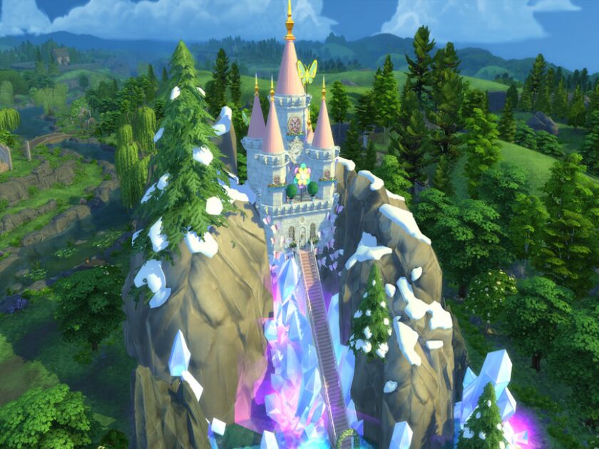sims 4 cc castle ice by susancho93 2
