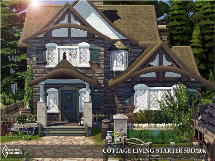 sims 4 cc cottage living 5bd start by moniamay72 3