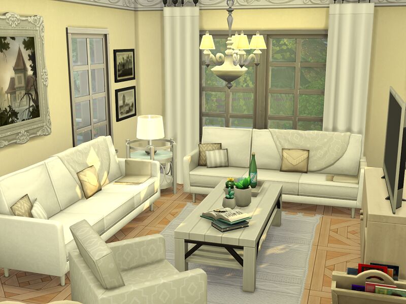 Cottagecore Manor 6 sims 4 cc cottagecore manor no cc by flubs79 2