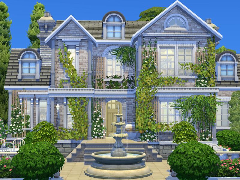Cottagecore Manor 4 sims 4 cc cottagecore manor no cc by flubs79 5