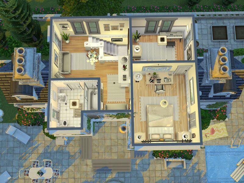 Cottagecore Manor 2 sims 4 cc cottagecore manor no cc by flubs79 7