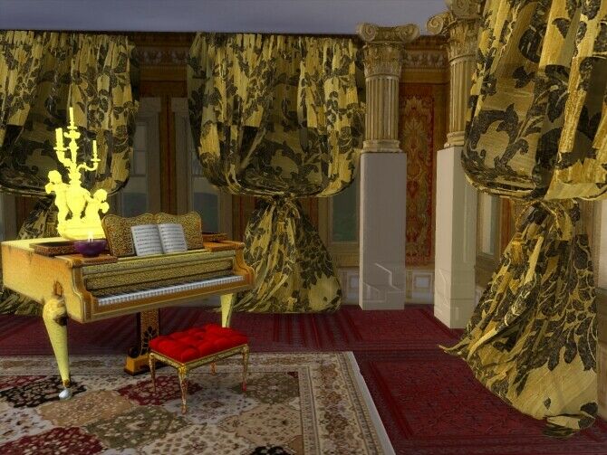 Curtains ALL Over The House & Canopy 5 sims 4 cc curtains all over the house canopy at anna quinn stories 2