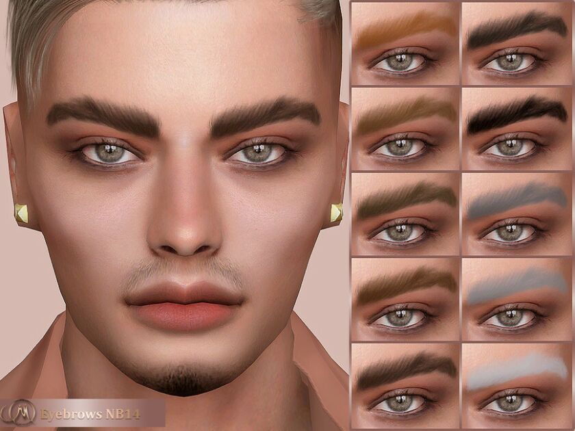 Eyebrows NB14 By Msqsims 1 Eyebrows NB14 By Msqsims Sims 4 CC