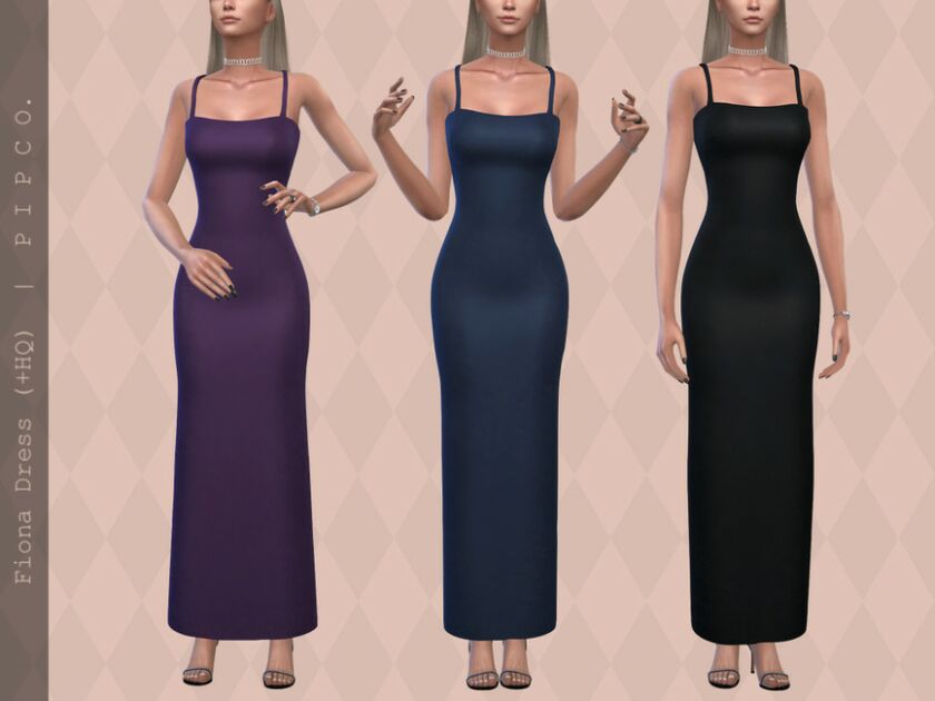 Fiona Dress 1 Fiona Dress Sims 4 CC