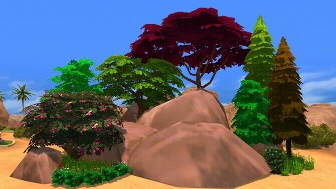 Gorgerous Landscape Recolor Pack By Isandor 2 sims 4 cc gorgerous landscape recolor pack by isandor 4