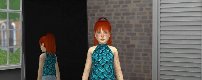 Jakelline Hair V1 & V2 + Kids And Toddler 6 sims 4 cc jakelline hair v1 v2 kids and toddler at redheadsims by redheadsims 7