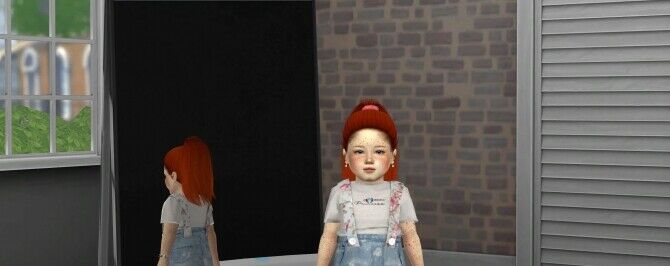 Jakelline Hair V1 & V2 + Kids And Toddler 3 sims 4 cc jakelline hair v1 v2 kids and toddler at redheadsims by redheadsims 9