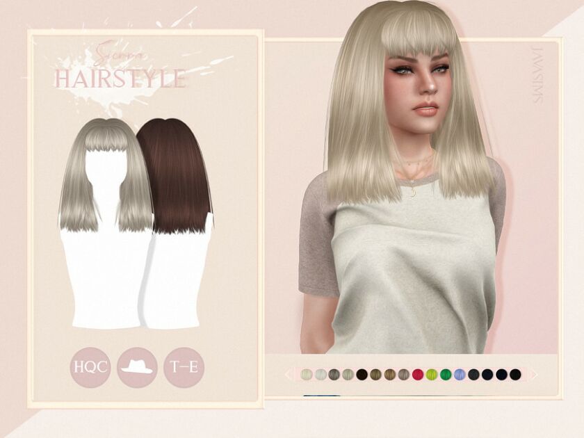 Javasims- Sierra (Hairstyle) By Javasims 1 Javasims- Sierra (Hairstyle) By Javasims Sims 4 CC