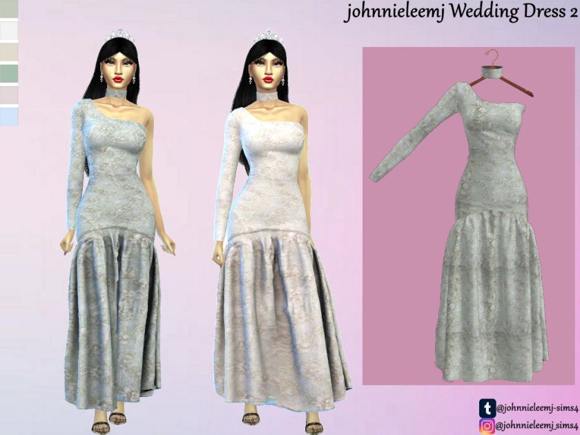 Johnnieleemj Wedding Dress 2 By Johnnieleemj 1 Johnnieleemj Wedding Dress 2 By Johnnieleemj Sims 4 CC