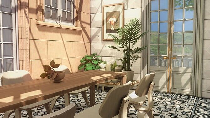 Livin’ RUM Townhouse By Harrie 1 Livin’ RUM Townhouse By Harrie Sims 4 CC