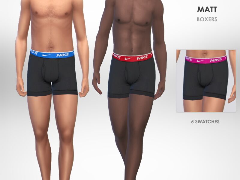 Matt Boxers By Puresim 1 Matt Boxers By Puresim Sims 4 CC