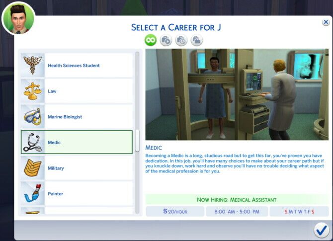Medic Career By Missyhissy 1 Medic Career By Missyhissy Sims 4 CC