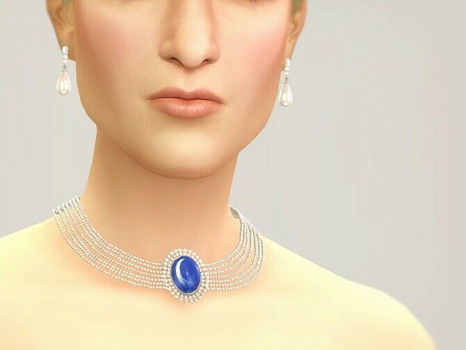 Necklace & Earrings M IV 1 Necklace & Earrings M IV Sims 4 CC