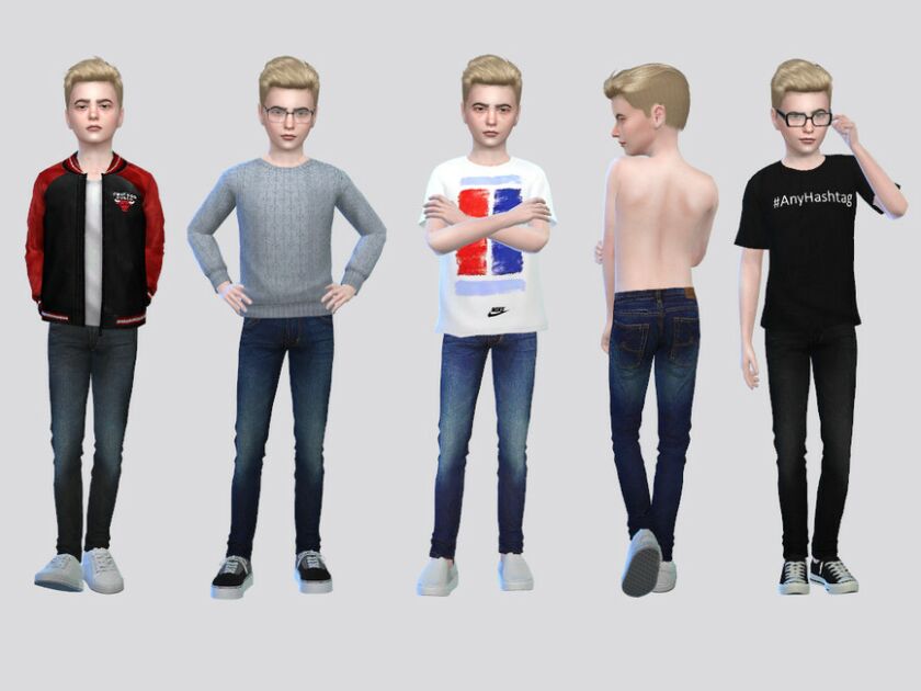 Nine Denim Jeans Boys 1 Nine Denim Jeans Boys Sims 4 CC