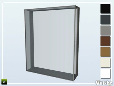 Pilton Window Middle 2×1 By Mutske Sims 4 CC