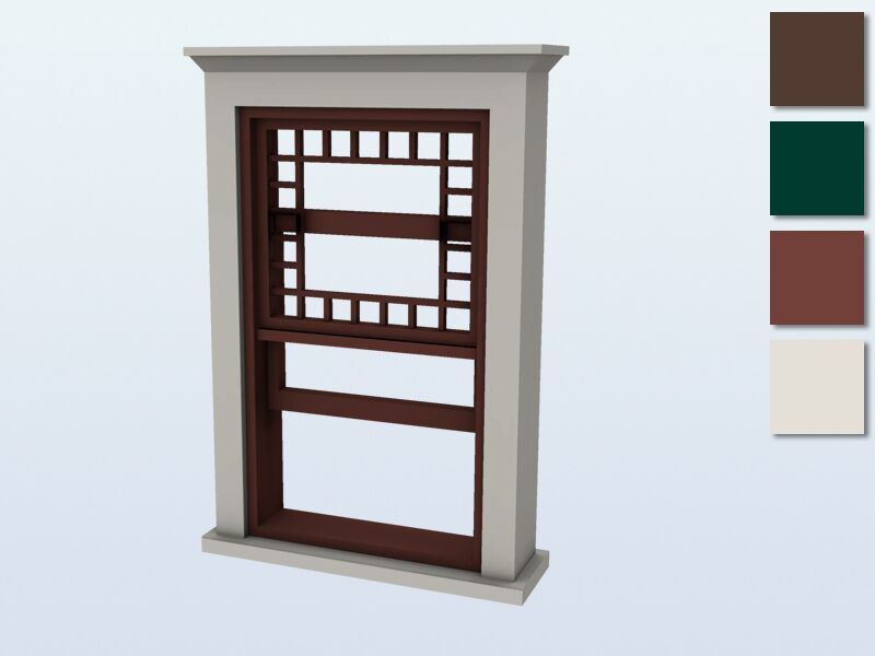 Queen Anne Window Open Counter 1×1 1 Queen Anne Window Open Counter 1×1 Sims 4 CC