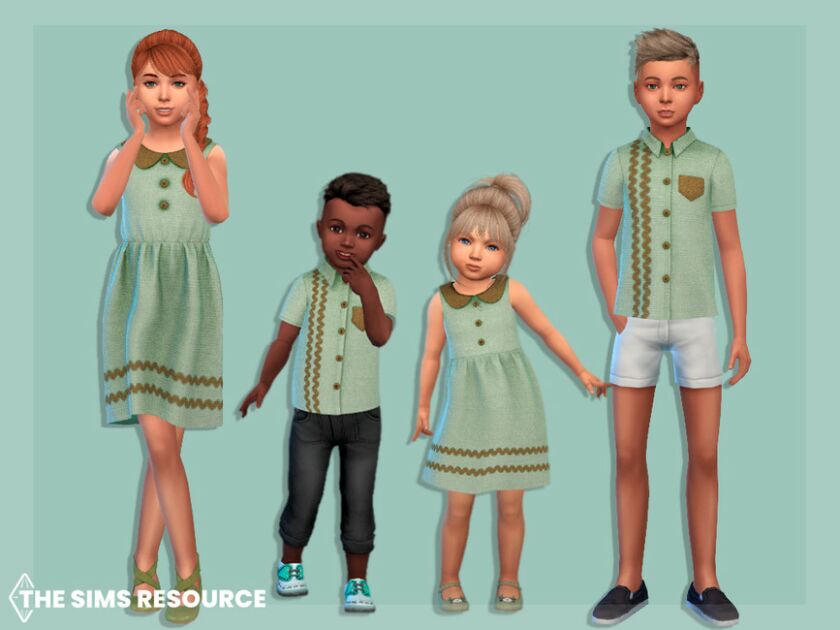 Shirt With Weavy Ribbons Child By Mysteriousoo 2 sims 4 cc shirt with weavy ribbons child by mysteriousoo 2