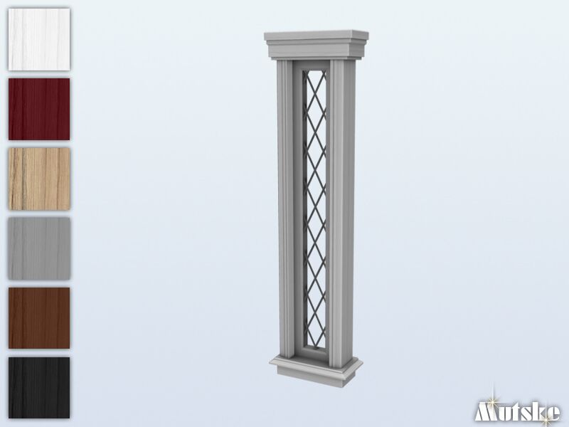 SIR Cunningham Window Tall Small Single 2x1 1 SIR Cunningham Window Tall Small Single 2×1 Sims 4 CC