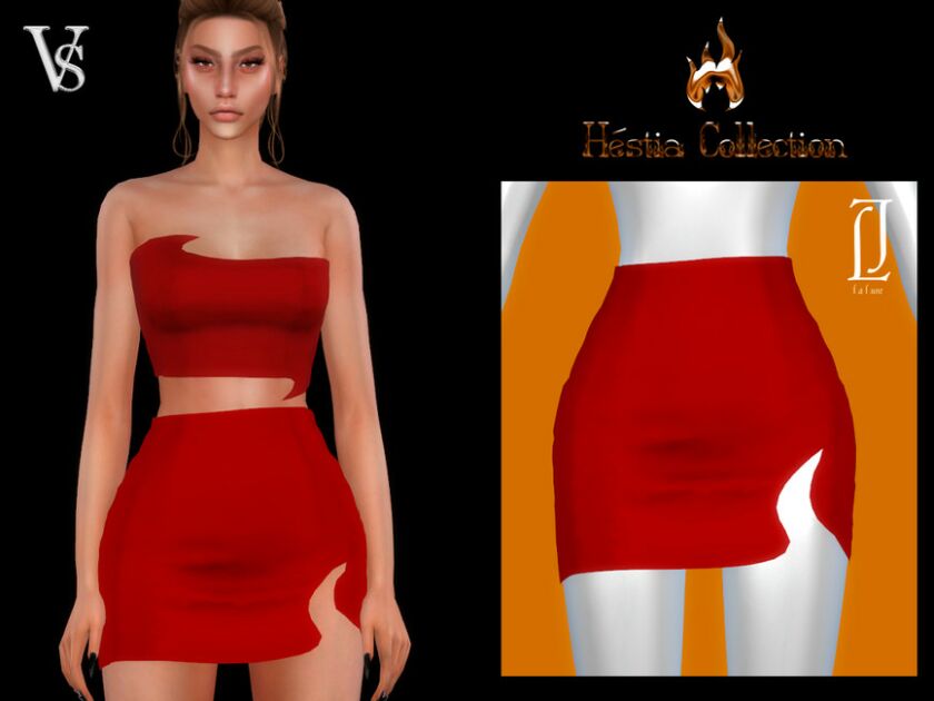 Skirt II – Hestia Collection 1 Skirt II – Hestia Collection Sims 4 CC