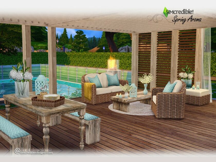 sims 4 cc spring aroma web transfer by simcredible 5