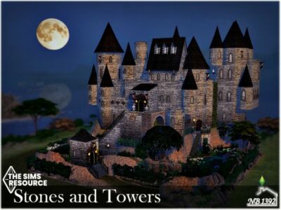 Stones And Towers By Nobody1392 Sims 4 CC