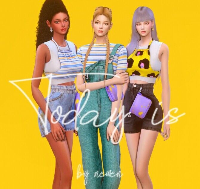 Today IS SET At Newen By Newen 1 Today IS SET At Newen By Newen Sims 4 CC