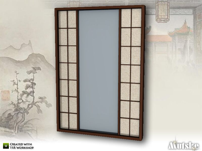 Tokyo Large Window 2×1 By Mutske 1 Tokyo Large Window 2×1 By Mutske Sims 4 CC