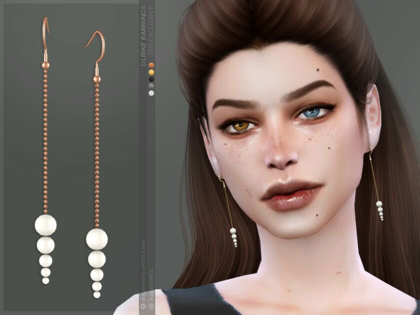 Ulrike Earrings 1 Ulrike Earrings Sims 4 CC