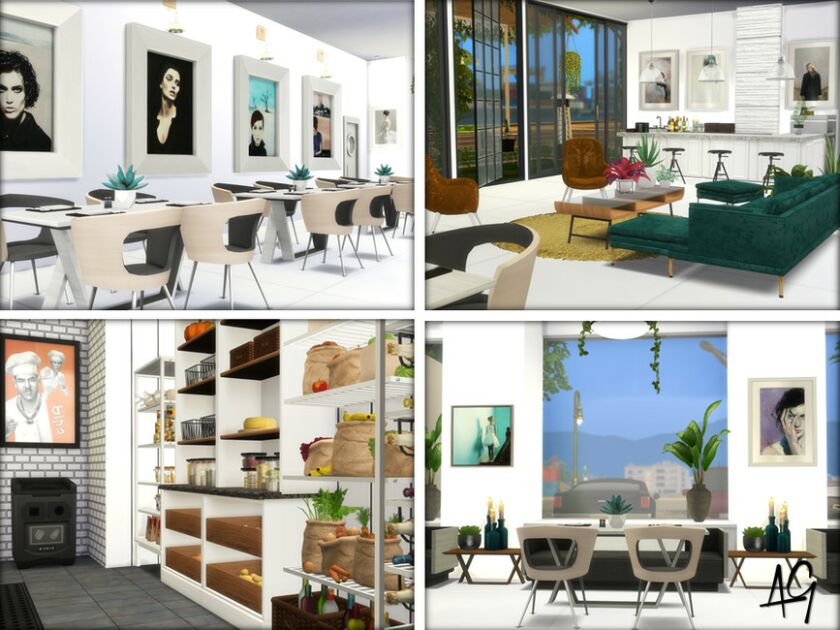 Waterfront Dinner Theatre By Algbuilds 4 sims 4 cc waterfront dinner theatre by algbuilds 4