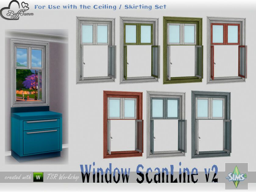 Windowset Scanline Counter 1×1 V2 Ceiling Open 1 Windowset Scanline Counter 1×1 V2 Ceiling Open Sims 4 CC