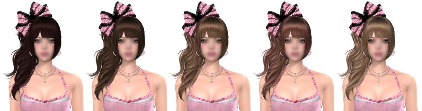 Gyaru Hairstyles 3 sims 4 cc lamzgyaruhairstyles001f hair 28 3