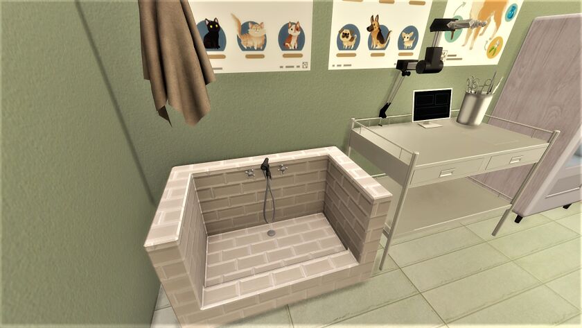 Pet Clinic 5 sims 4 cc pet clinic can now be downloaded from my patreon 11