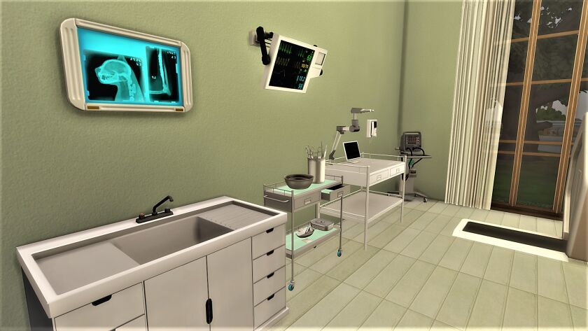 Pet Clinic 7 sims 4 cc pet clinic can now be downloaded from my patreon 9