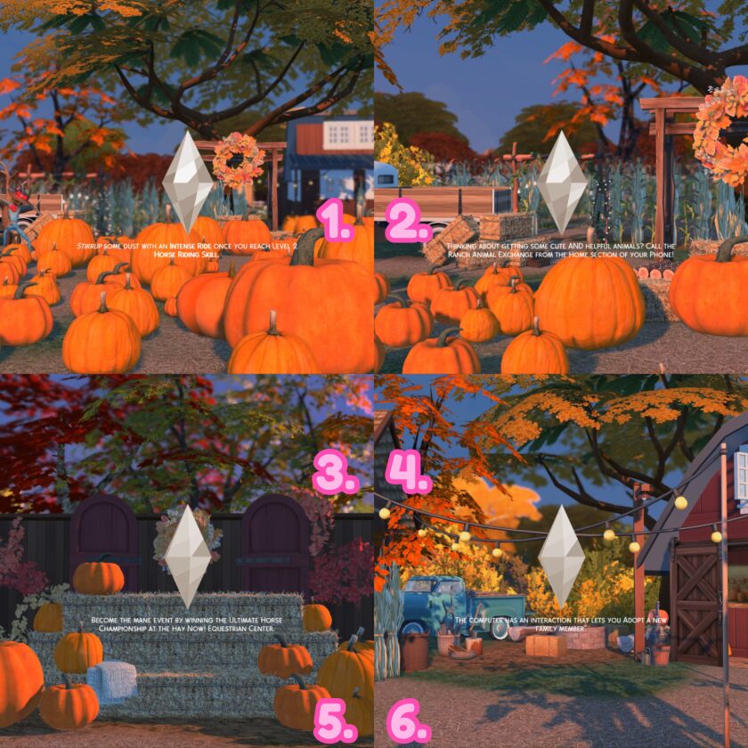 Pumpkin Patch Loading Screens 2 sims 4 cc pumpkin patch loading screens 2