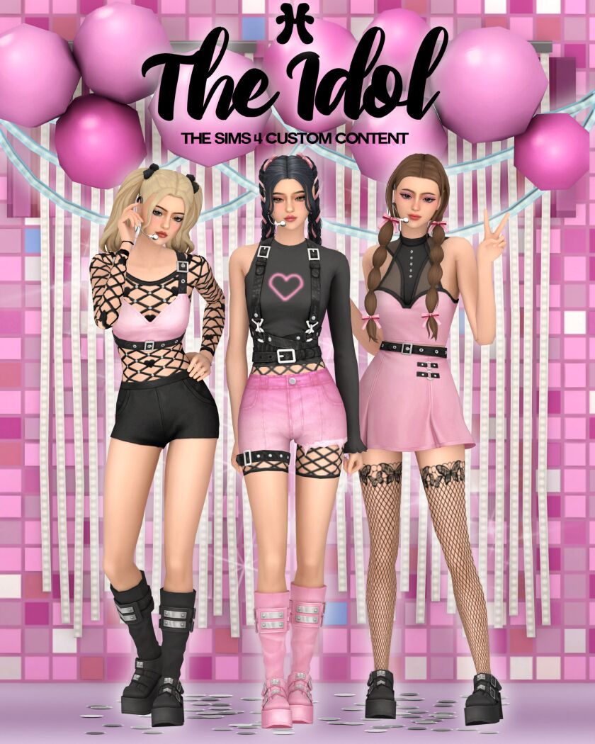 The Idol 1 The Idol Sims 4 CC