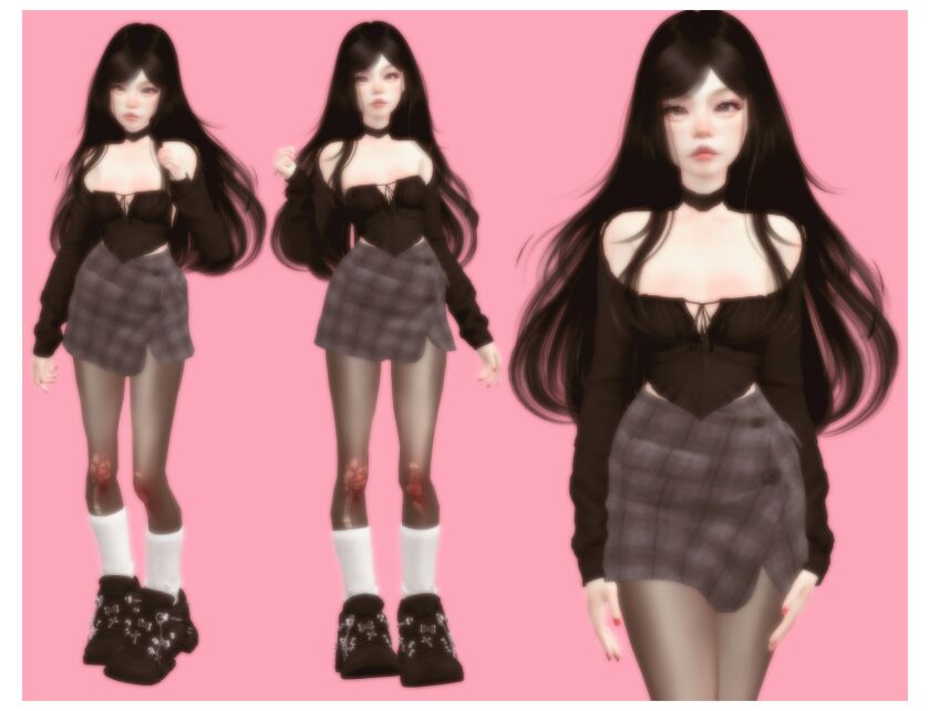 Top Arm Warmers Skirt Tights Socks Shoes 1 Top Arm Warmers Skirt Tights Socks Shoes Sims 4 CC