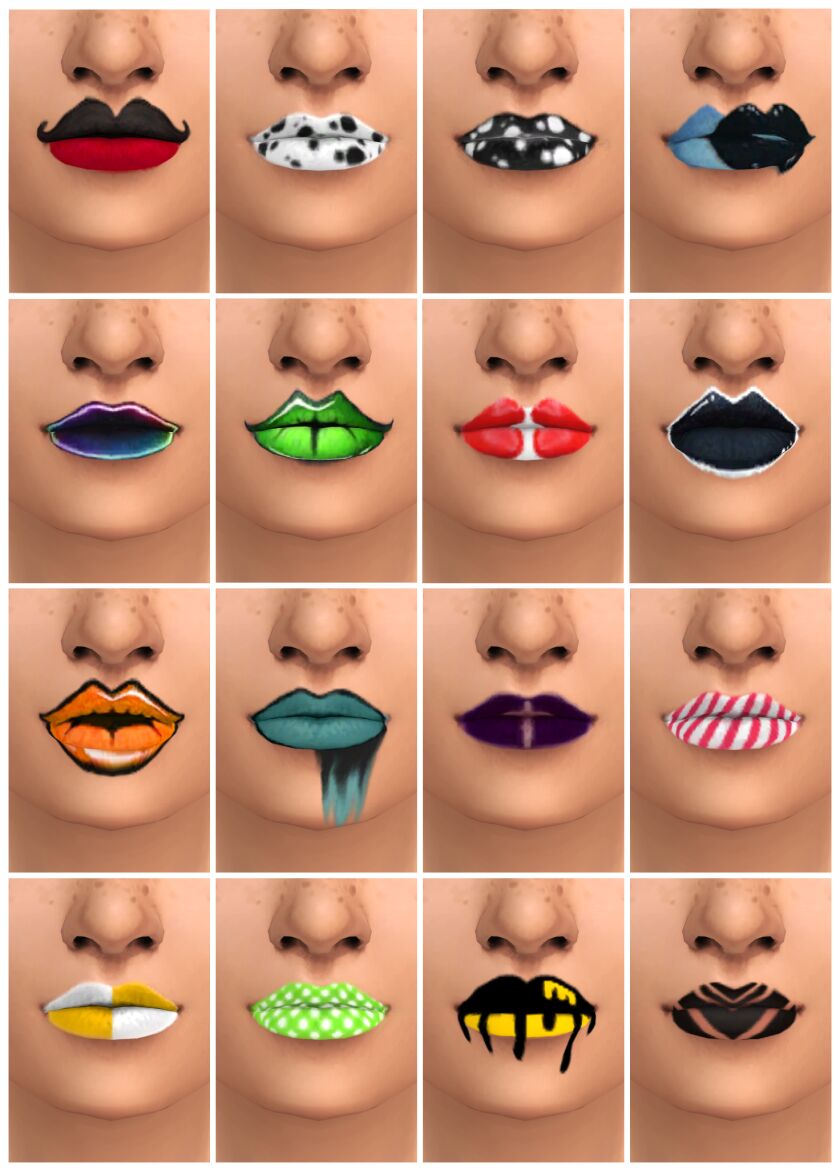 Club Kids Lipstick 2 sims 4 cc tou 2