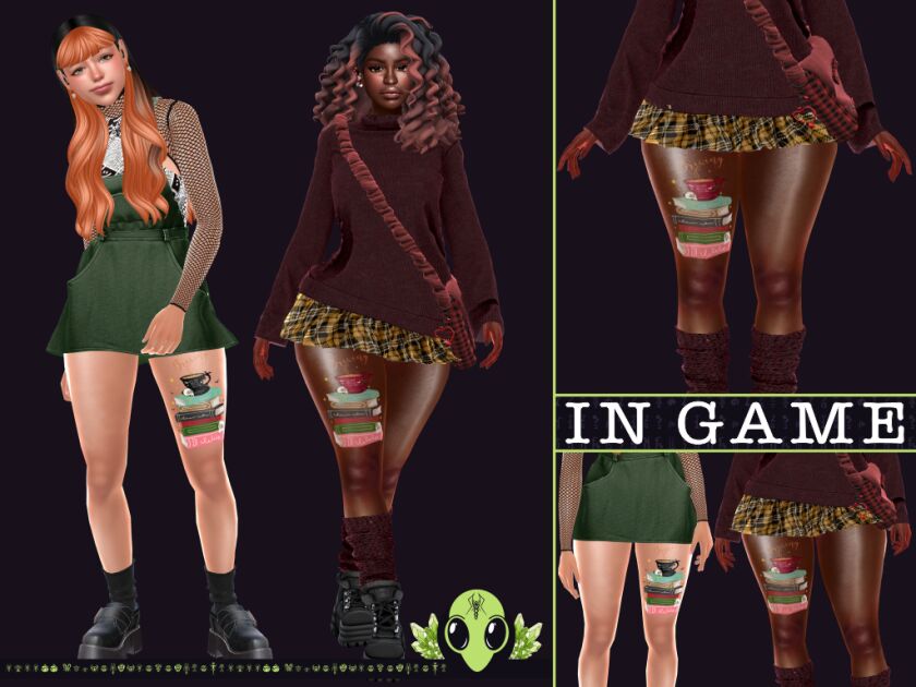 Vivenne Tattoo 3 sims 4 cc vivenne tattoo tsr exclusive 3