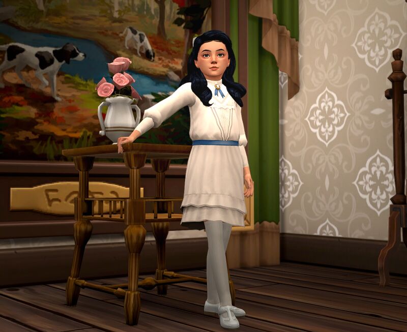1912 Edwardian Regal Posepack! 5 sims 4 cc 1912 edwardian regal posepack by antiquatedsimmer 3