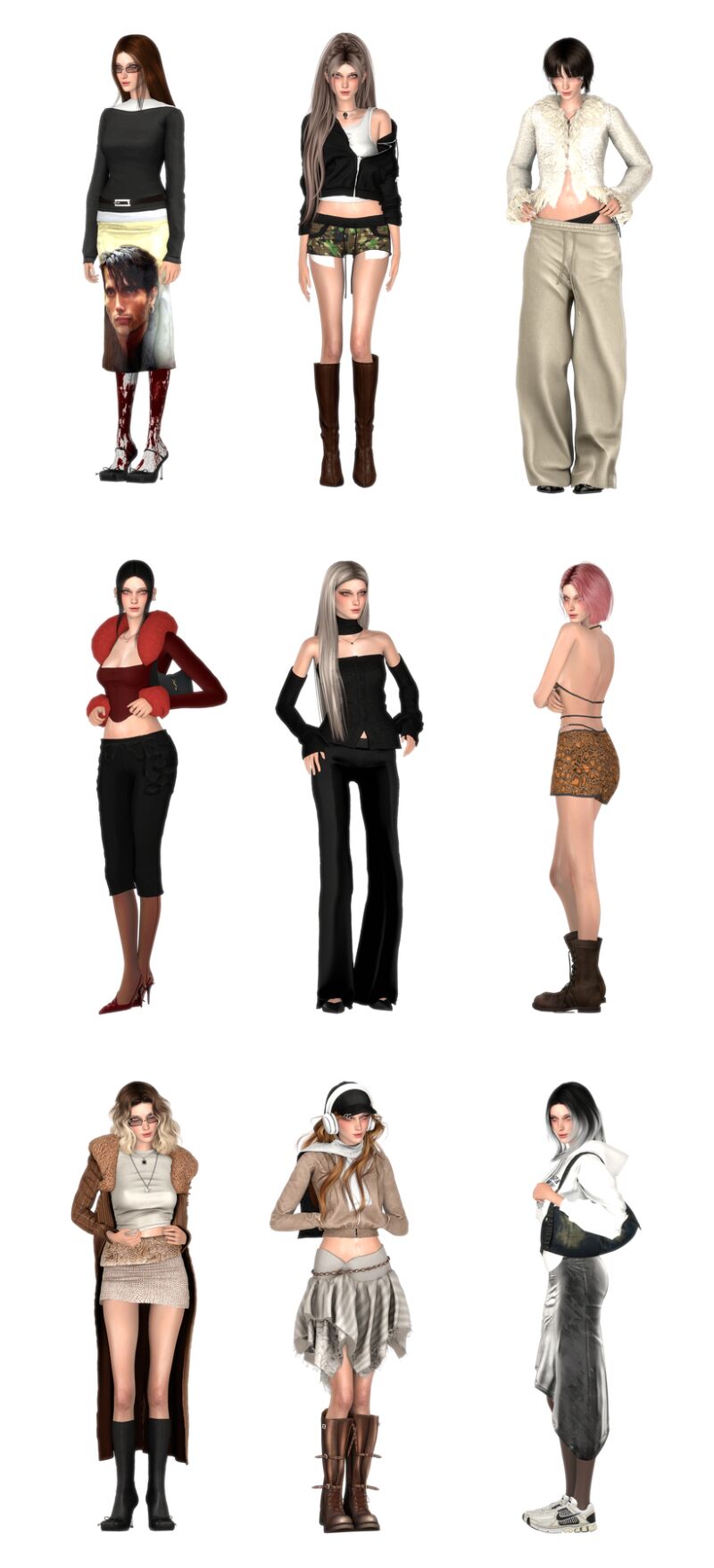 241012 Female Posepack by Bluefeelingblue 2 sims 4 cc 241012 female posepack by bluefeelingblue 2