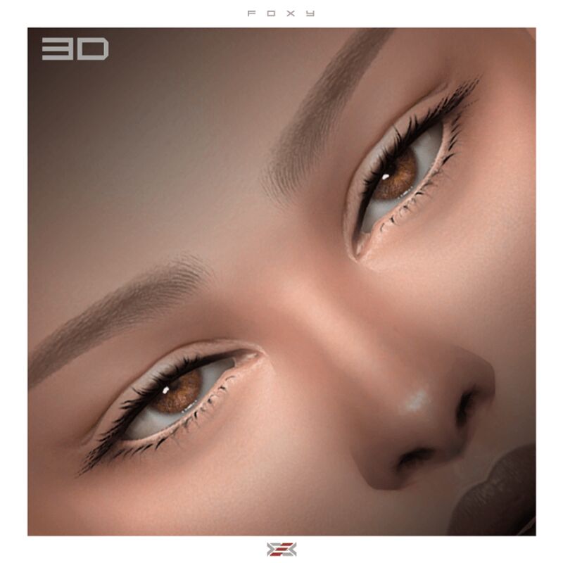 Stunning 3D Eyelashes by Lexel 7 sims 4 cc 3d eyelashes set by lexel 2