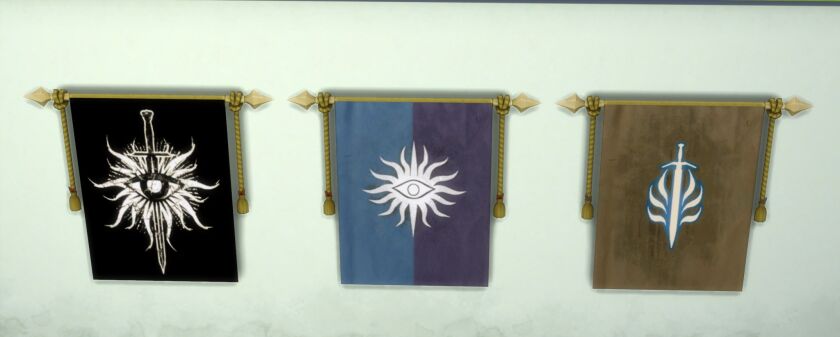 9 Swatches Of Dragon Age Symbols Sims 4 CC
