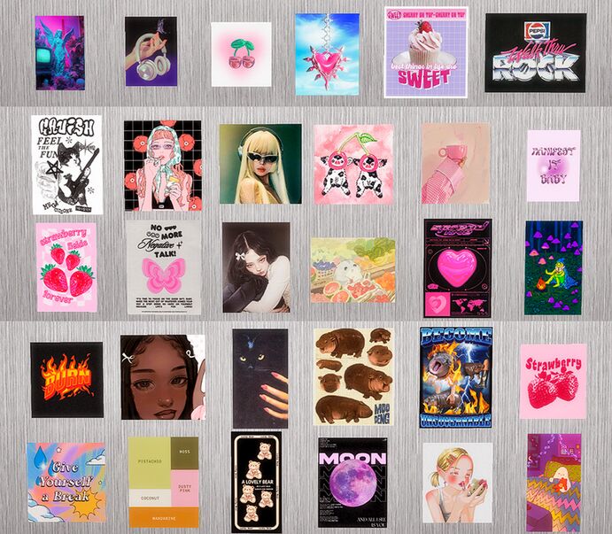 A Lot of Posters 2 sims 4 cc a lot of posters 3