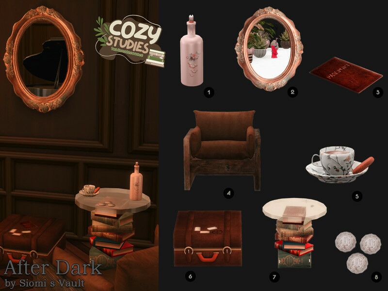After Dark Collection by Siomisvault 1 After Dark Collection by Siomisvault Sims 4 CC