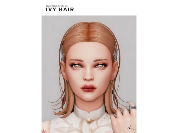 Stylish Unisex Alexis Hair by Ikosims 2 sims 4 cc alexis hair by ikosims 2