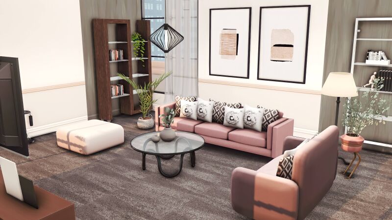 Stunning Alitha Living Room Design 4 sims 4 cc alitha living room by miwisimsie 3