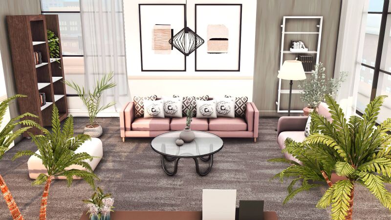 Stunning Alitha Living Room Design 2 sims 4 cc alitha living room by miwisimsie 4