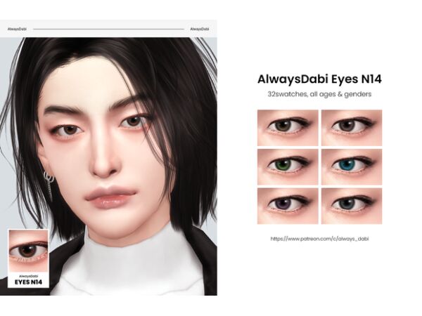 Alwaysdabi Eyes N14 for Everyone 1 Alwaysdabi Eyes N14 for Everyone Sims 4 CC