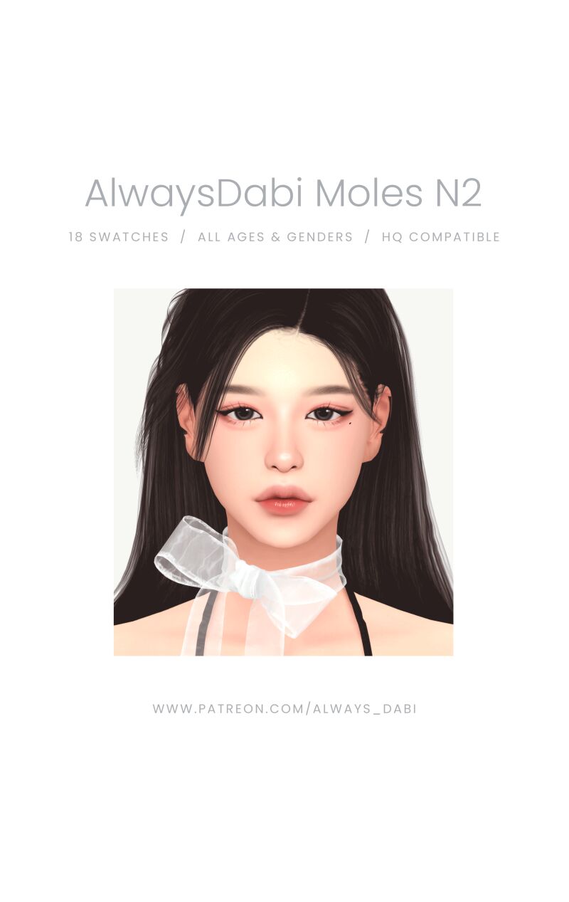 Moles_N2 by Alwaysdabi 2 sims 4 cc alwaysdabi moles n2 2
