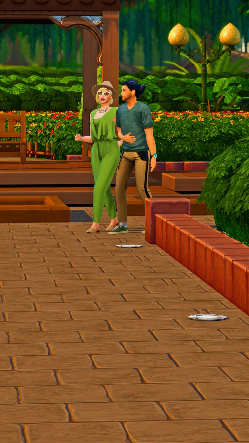 Amber Linder Spotted in Tomarang 2 sims 4 cc amber linder out and about tomarang 28th of 2
